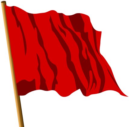 Красный флаг фотографии