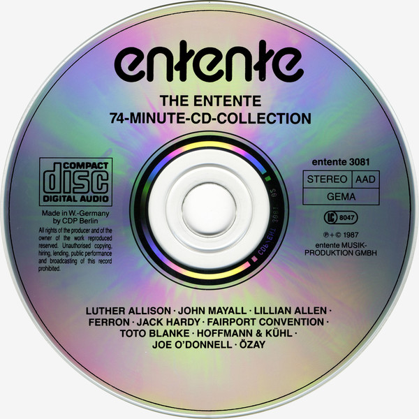 The Entente 74-Minute.CD.Collection